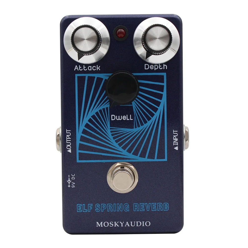 Looper Pedal Guitar - Mosky ELF Spring Reverb Effect Pedal,Vintage