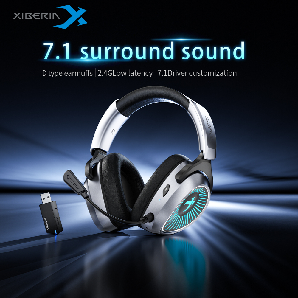 Audio Music Remover Free - XIBERIA RBG 2.4G Wireless Headphones Bluetooth