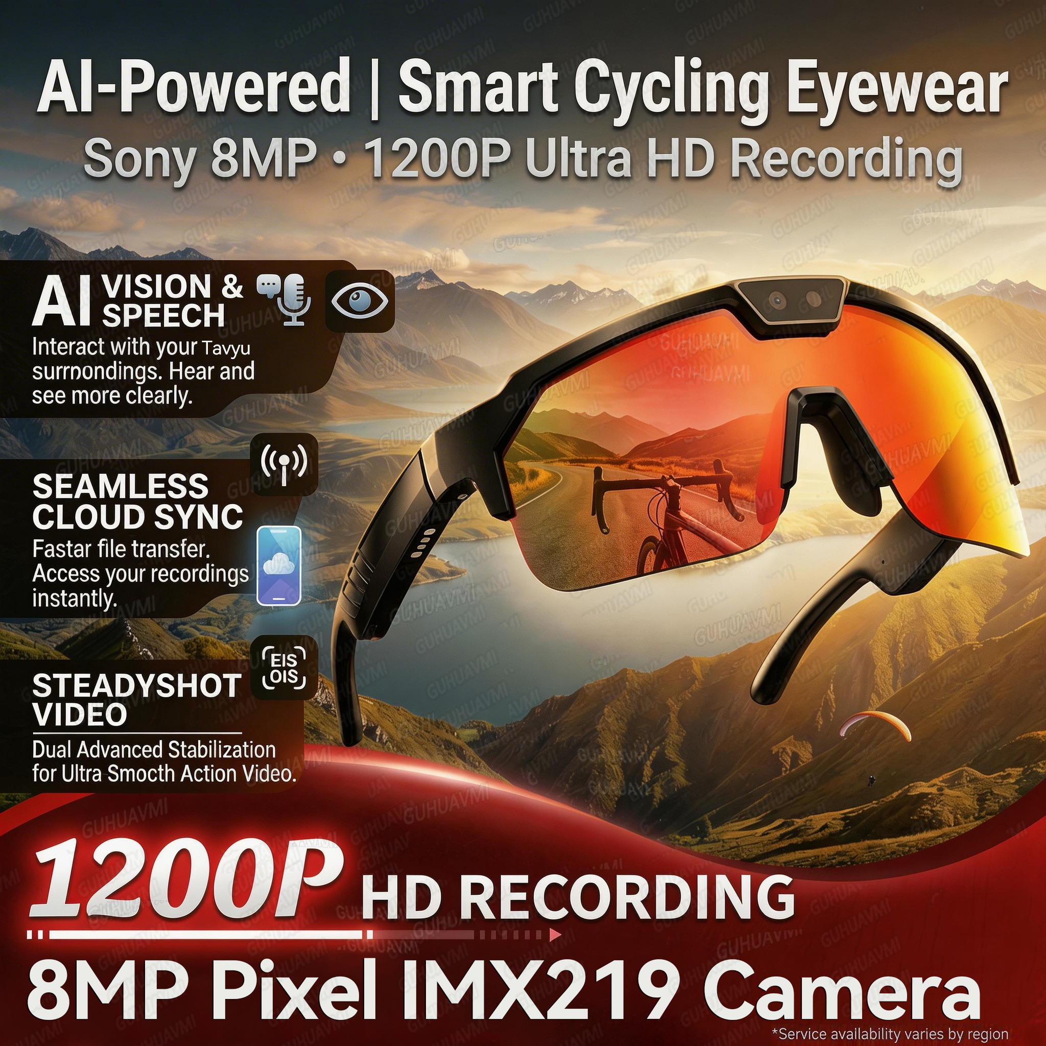 Audio Music For Video - 2026New AI Smart Glasses 1200P Camera