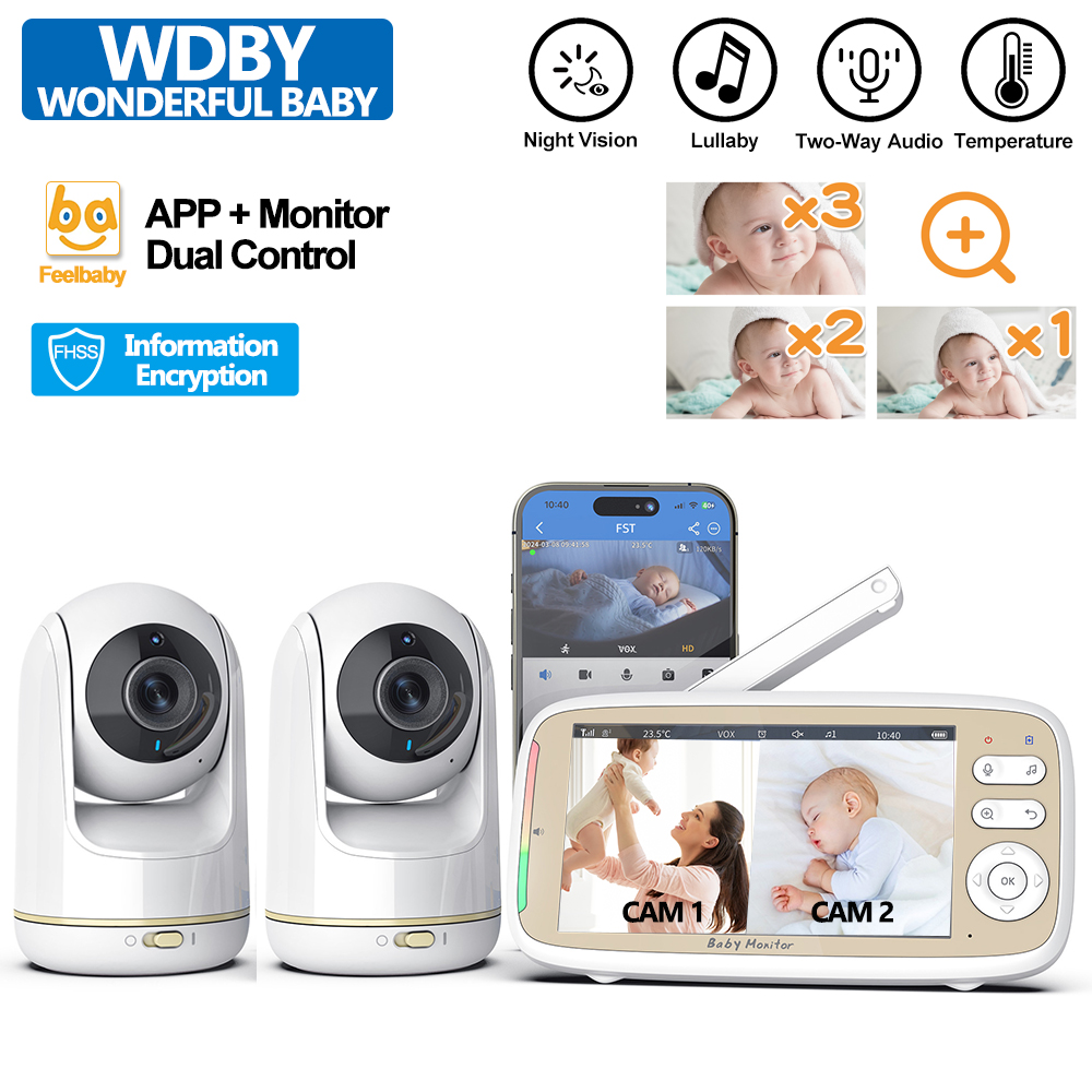 VB803 PRO Baby Monitor with 2p - Audio Music For Video avaliação e preço