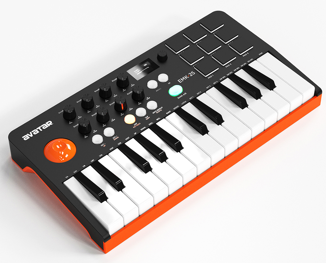 Keyboard MIDI Controller With  - Midi Controller Pad avaliação e preço
