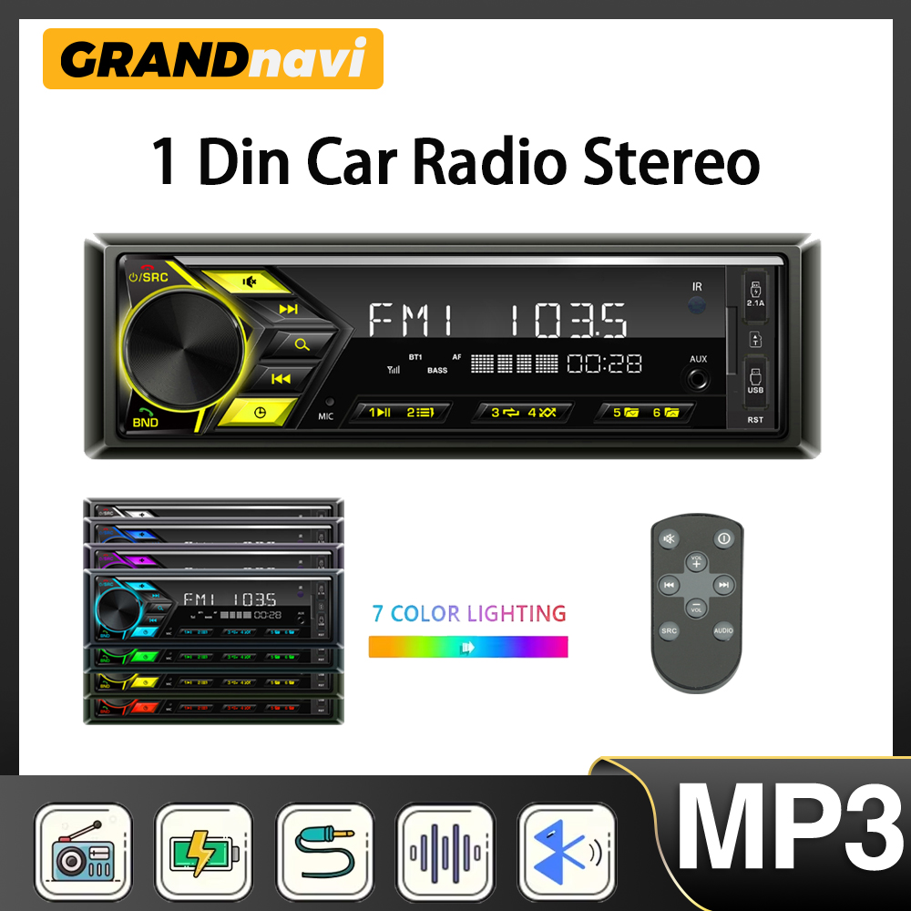Car Radio 1din MP3 Player Digi - Audio Universal Music avaliação e preço