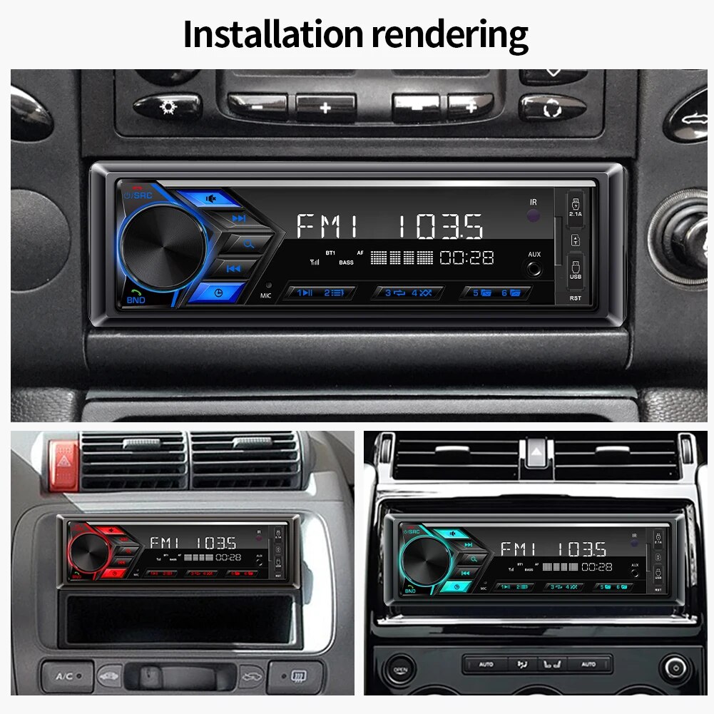 Car Radio 1din MP3 Player Digi - Audio Universal Music avaliação e preço