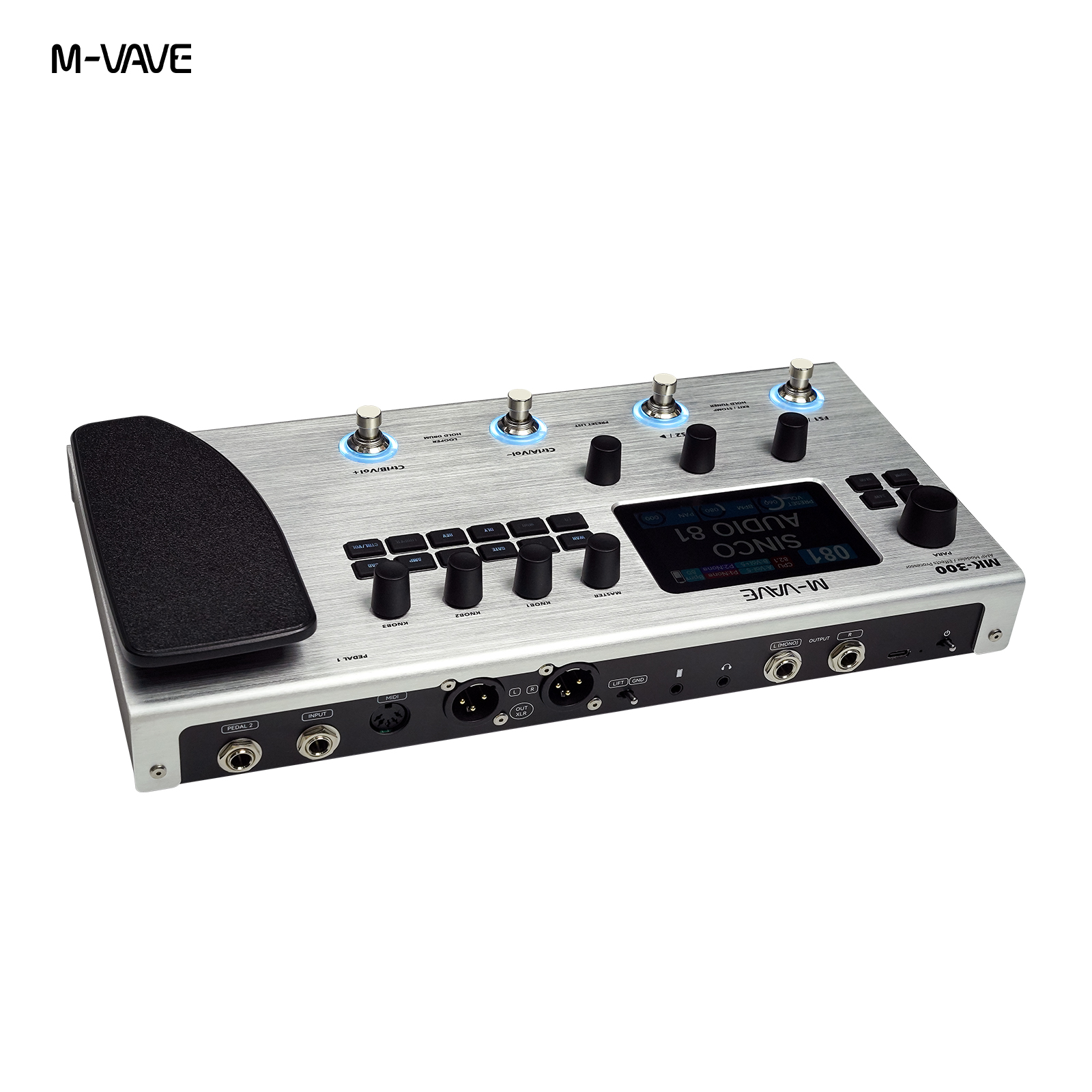 M-VAVE MK-300 Multi-Function G - Looper Pedal Guitar avaliação e preço