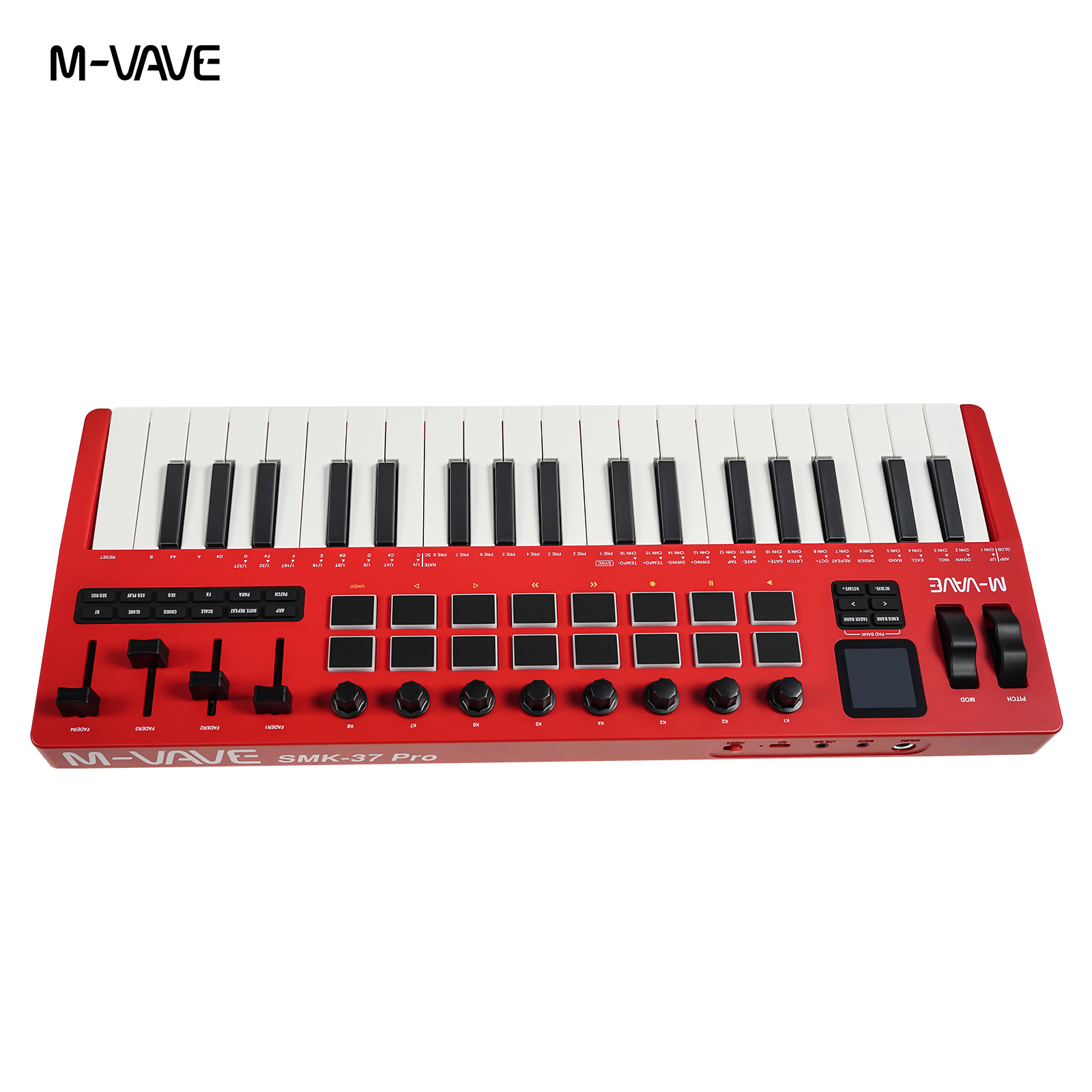 M-VAVE SMK-37 PRO Keyboard MID - Midi Controller Pad avaliação e preço