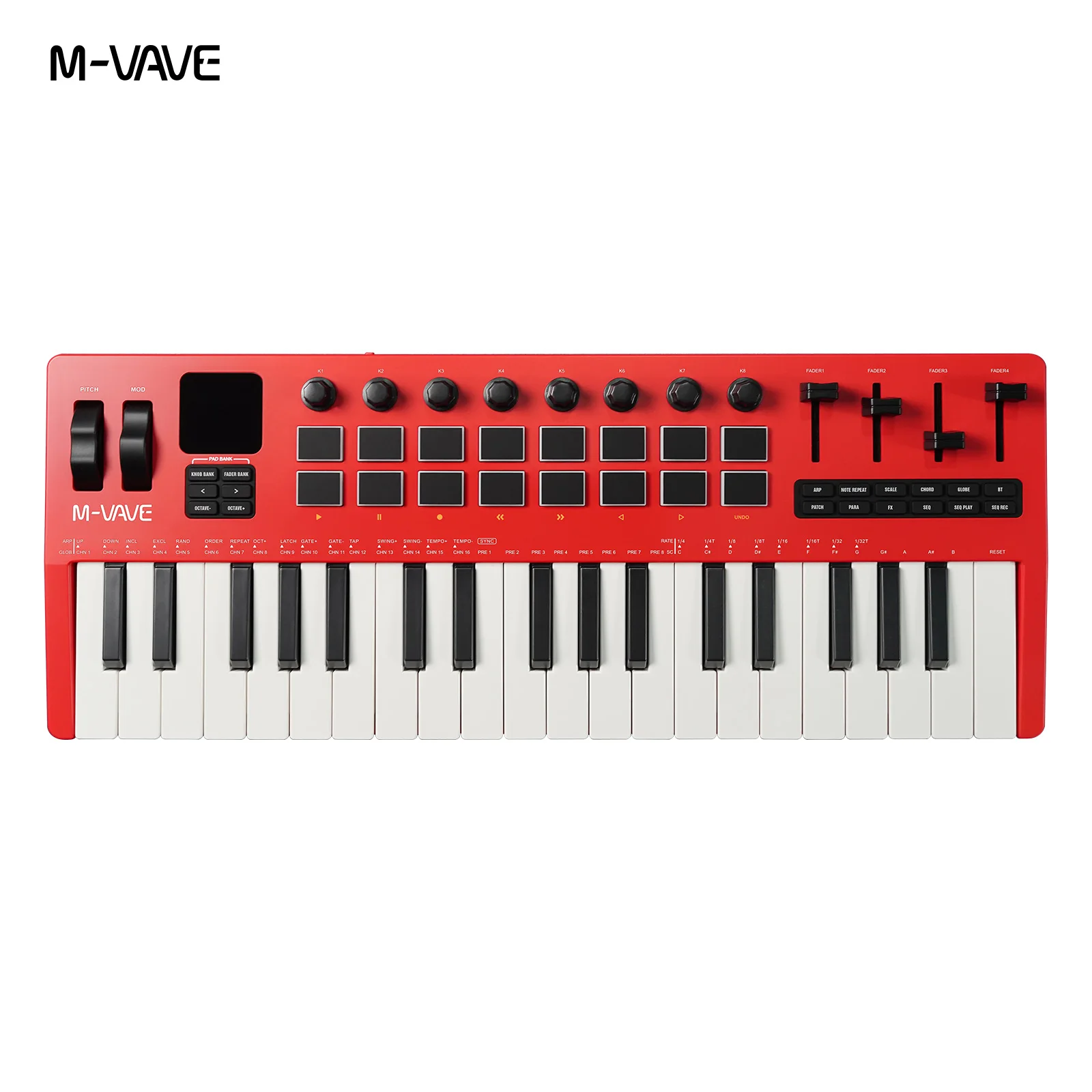 M-VAVE SMK-37 PRO Keyboard MID - Midi Controller Pad avaliação e preço