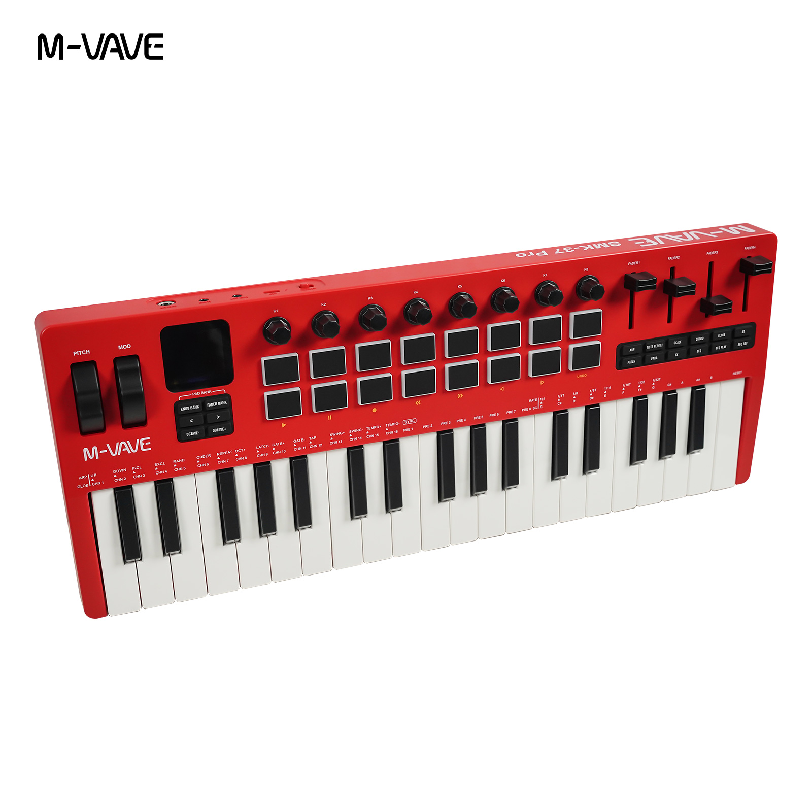 M-VAVE SMK-37 PRO Keyboard MID - Midi Controller Pad avaliação e preço