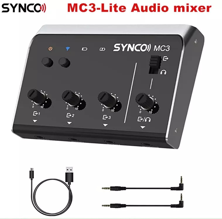 Synco MC3 Lite Audio Mixer 4 C - Audio Music For Video avaliação e preço