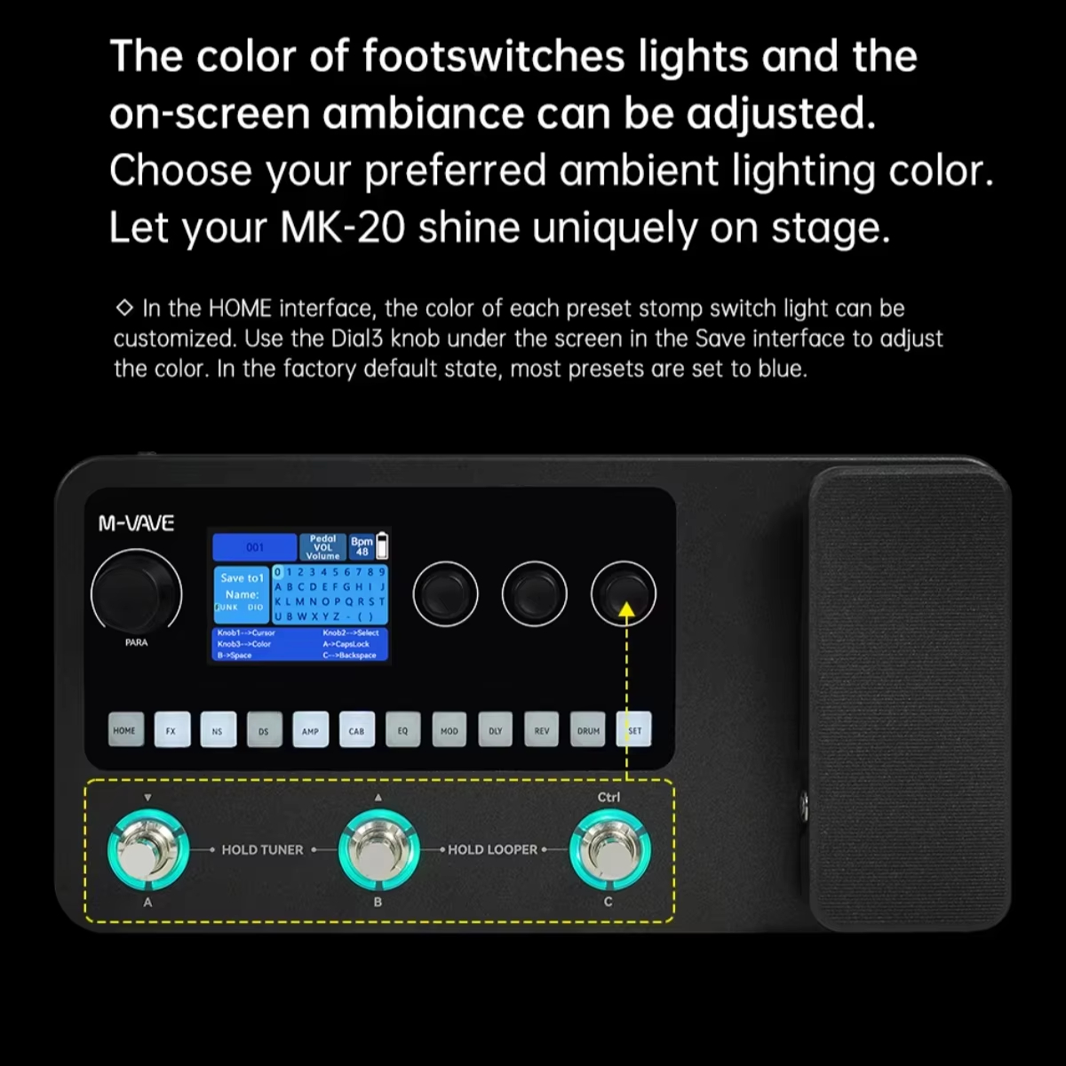 M-VAVE MK-20 Guitar and Bass M - Looper Pedal Guitar avaliação e preço