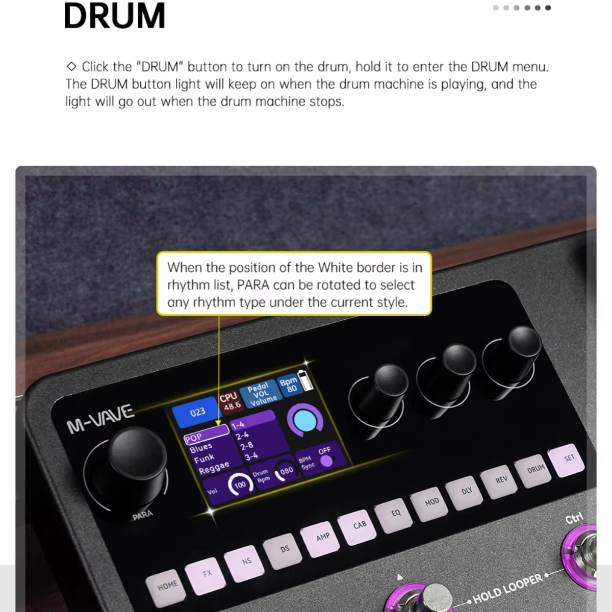 M-VAVE MK-20 Guitar and Bass M - Looper Pedal Guitar avaliação e preço