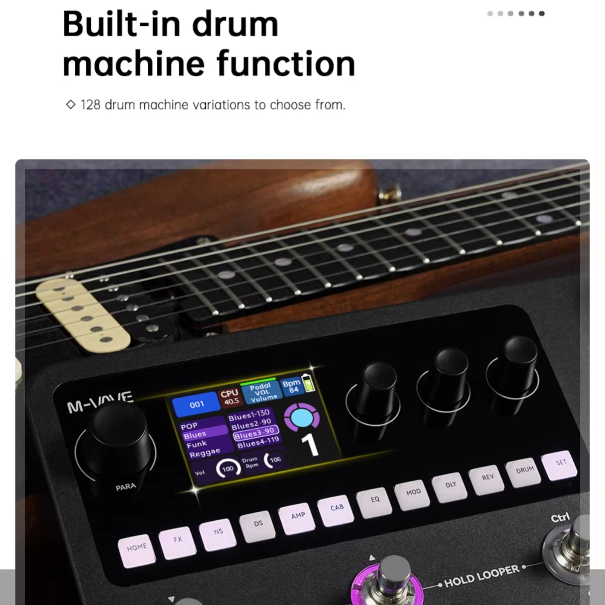 M-VAVE MK-20 Guitar and Bass M - Looper Pedal Guitar avaliação e preço