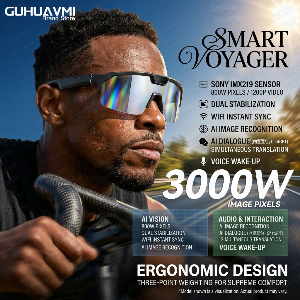 Photochromic Smart Glasses 120 - Audio Music For Video avaliação e preço