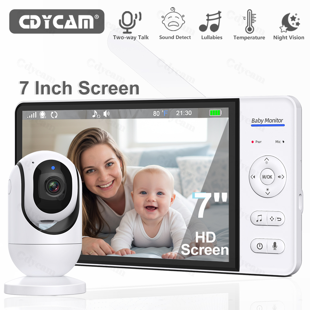 7.0'' Video Baby Monitor 720P  - Audio Music For Video avaliação e preço