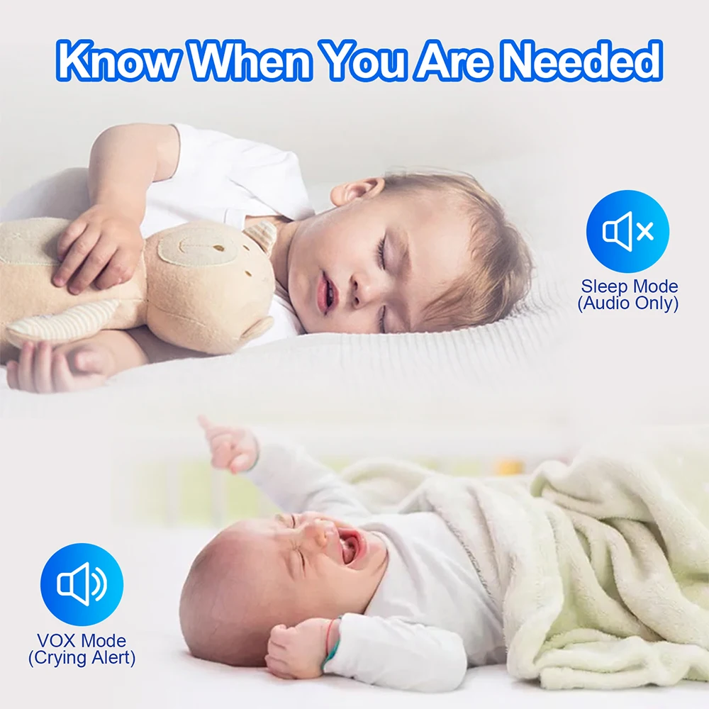 7.0'' Video Baby Monitor 720P  - Audio Music For Video avaliação e preço