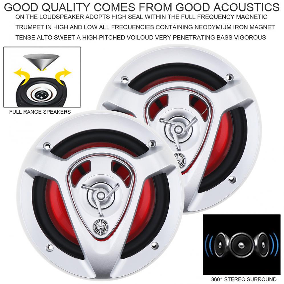 2pcs 220W 6.5 Inch Car HiFi Co - Audio Universal Music avaliação e preço
