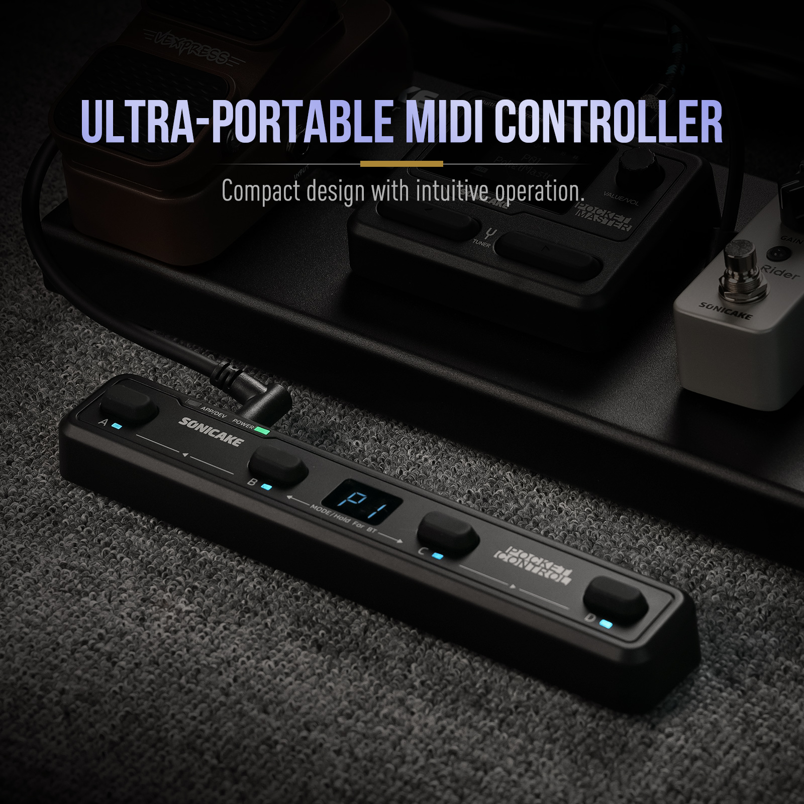 SONICAKE Local Pocket Control  - Midi Controller Pad avaliação e preço