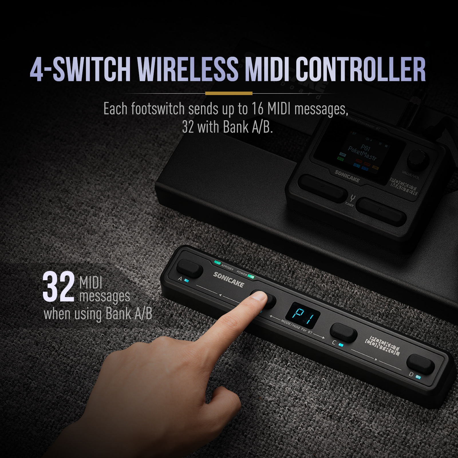 SONICAKE Local Pocket Control  - Midi Controller Pad avaliação e preço