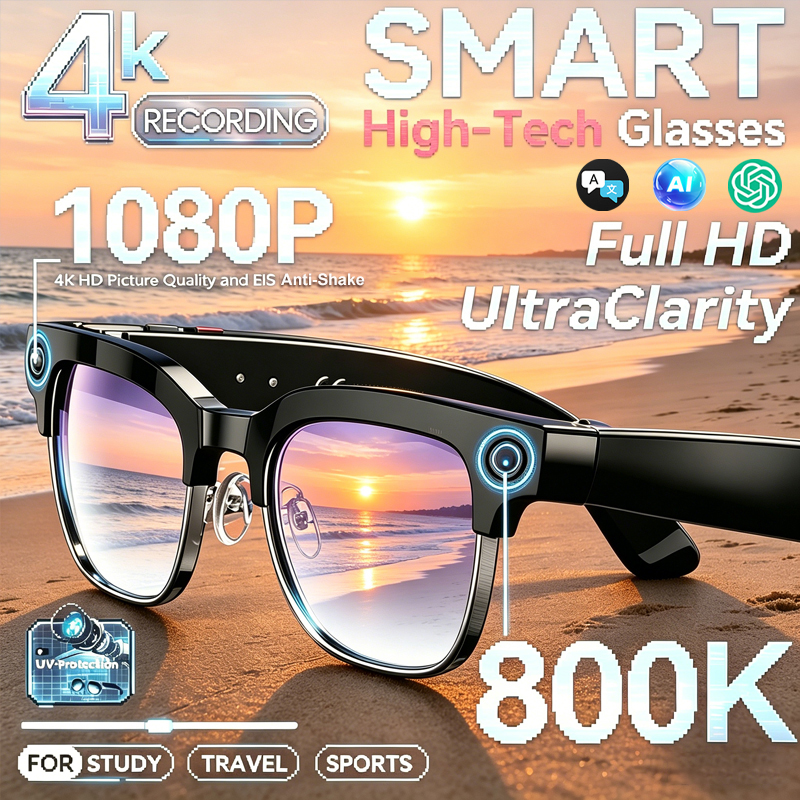 Smart Camera Glasses Photo and - Audio Music For Video avaliação e preço