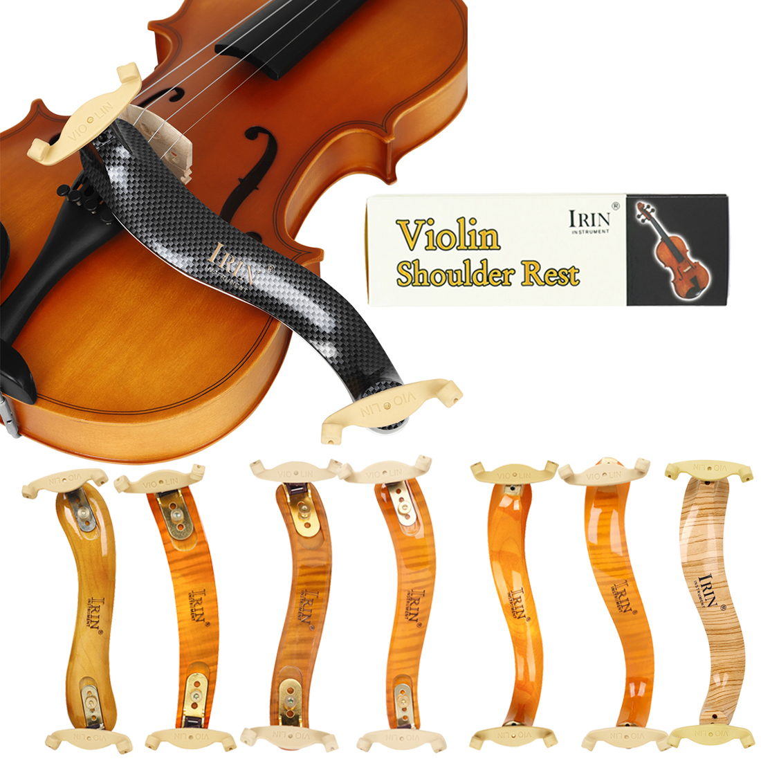 IRIN Violin Shoulder Rest 4/4  - Violin Shoulder Rest avaliação e preço