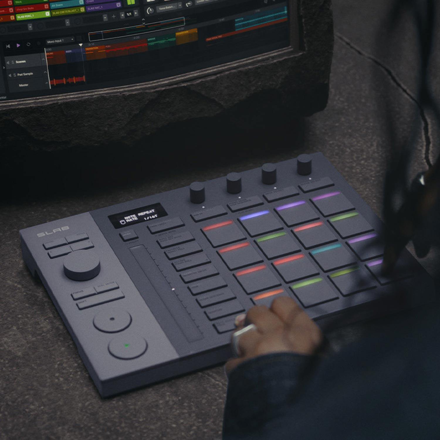 Pioneer AlphaTheta SLAB Serato - Midi Controller Pad avaliação e preço
