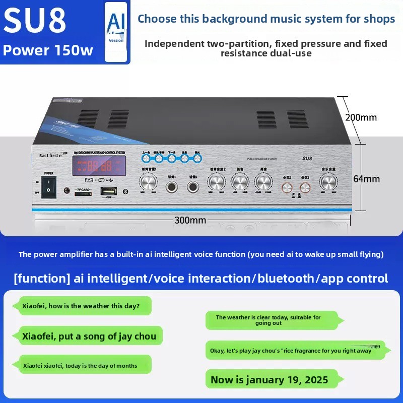 AI Intelligent Bluetooth Const - Audio Music Store avaliação e preço