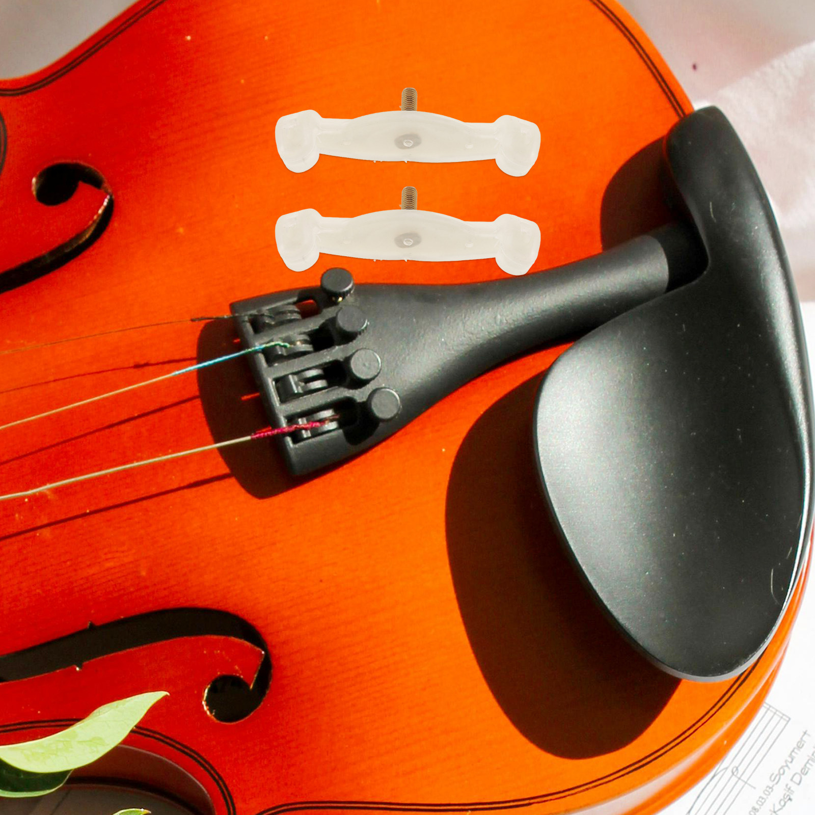 2Pcs Violin Shoulder Rest Feet - Violin Shoulder Rest avaliação e preço