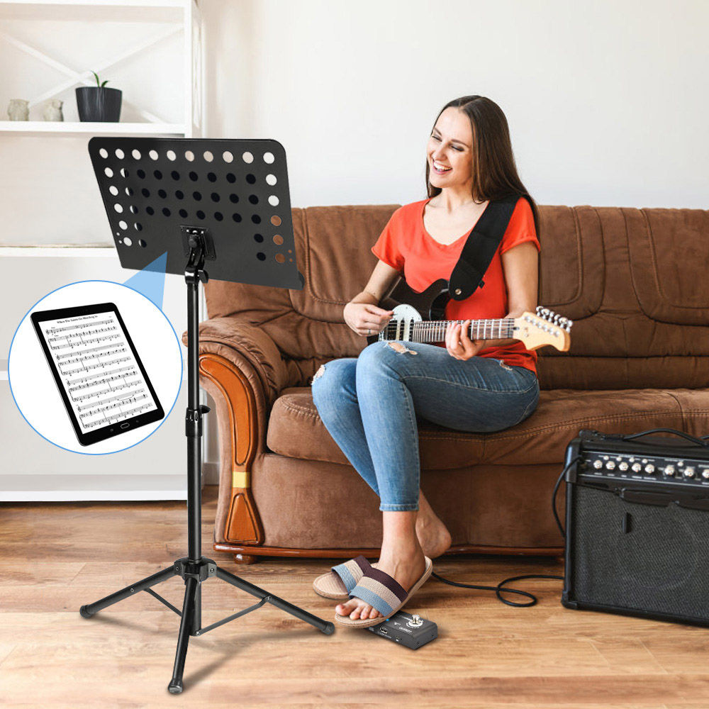 Lekato Wireless Bluetooth Page - Looper Pedal Guitar avaliação e preço