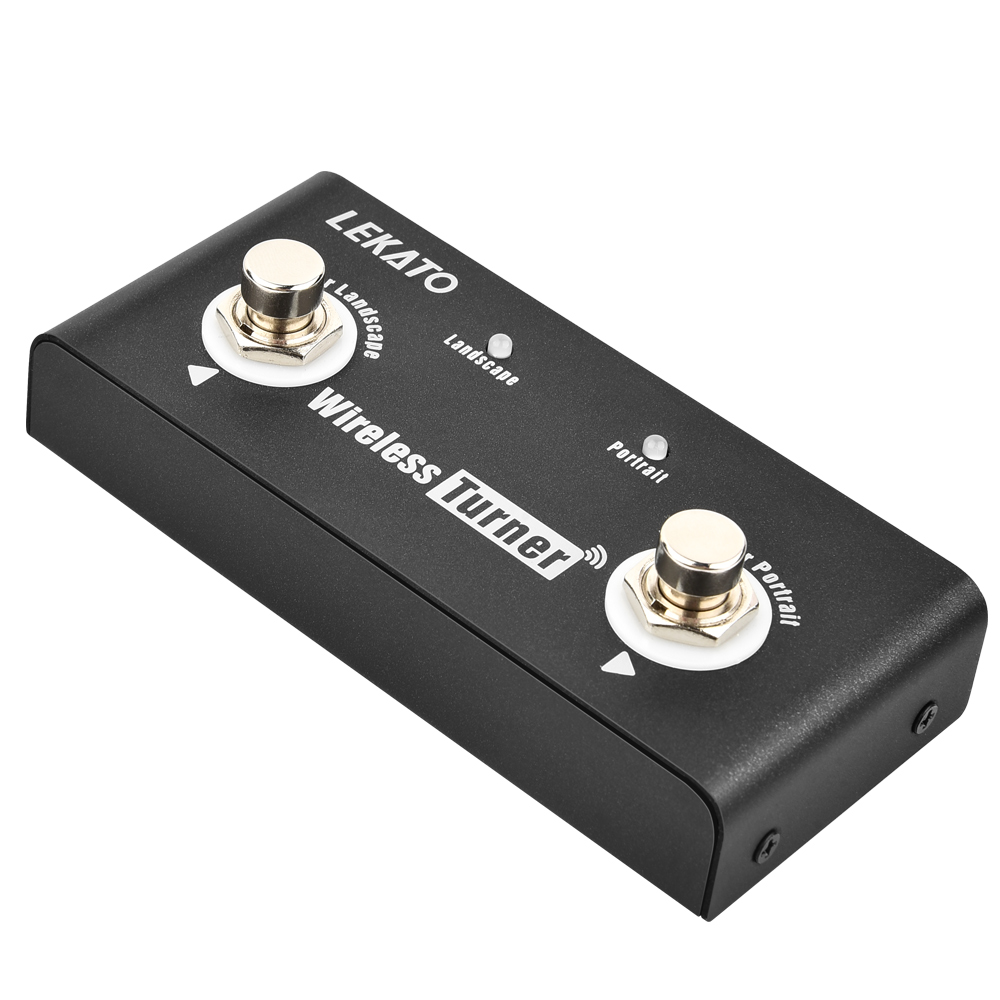 Lekato Wireless Bluetooth Page - Looper Pedal Guitar avaliação e preço