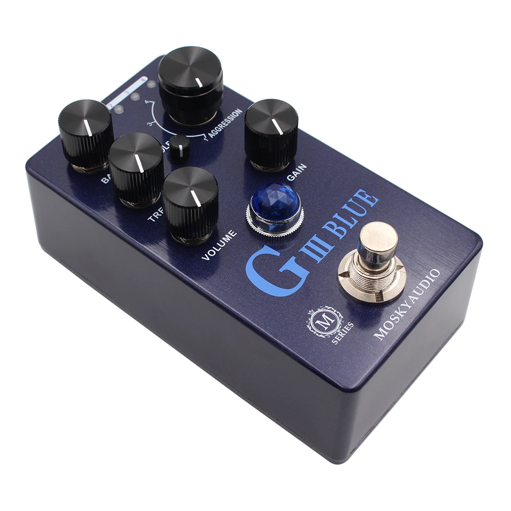 Mosky G III BLUE Overdrive Dis - Looper Pedal Guitar avaliação e preço
