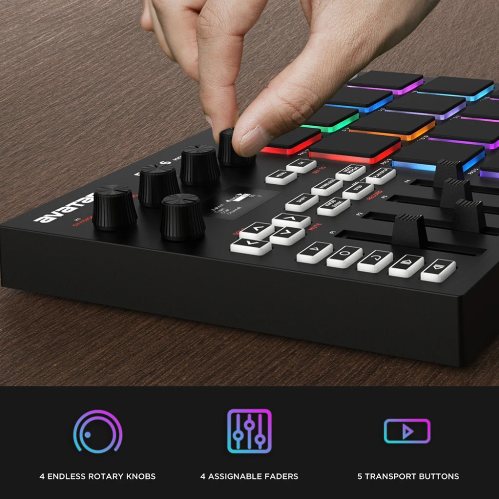 EMP16 MIDI Pad Controller Beat - Midi Controller Pad avaliação e preço