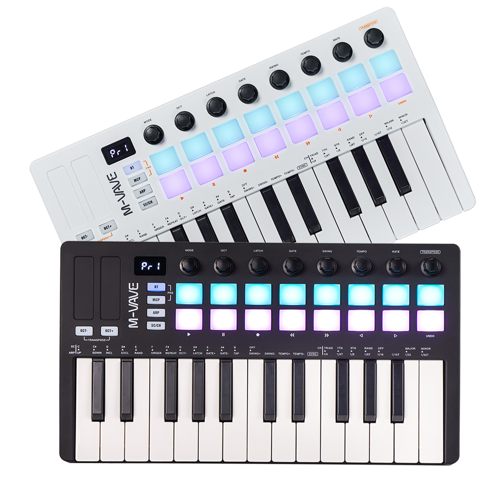 M-VAVE SMK-25 II 25 Key MIDI C - Midi Controller Pad avaliação e preço