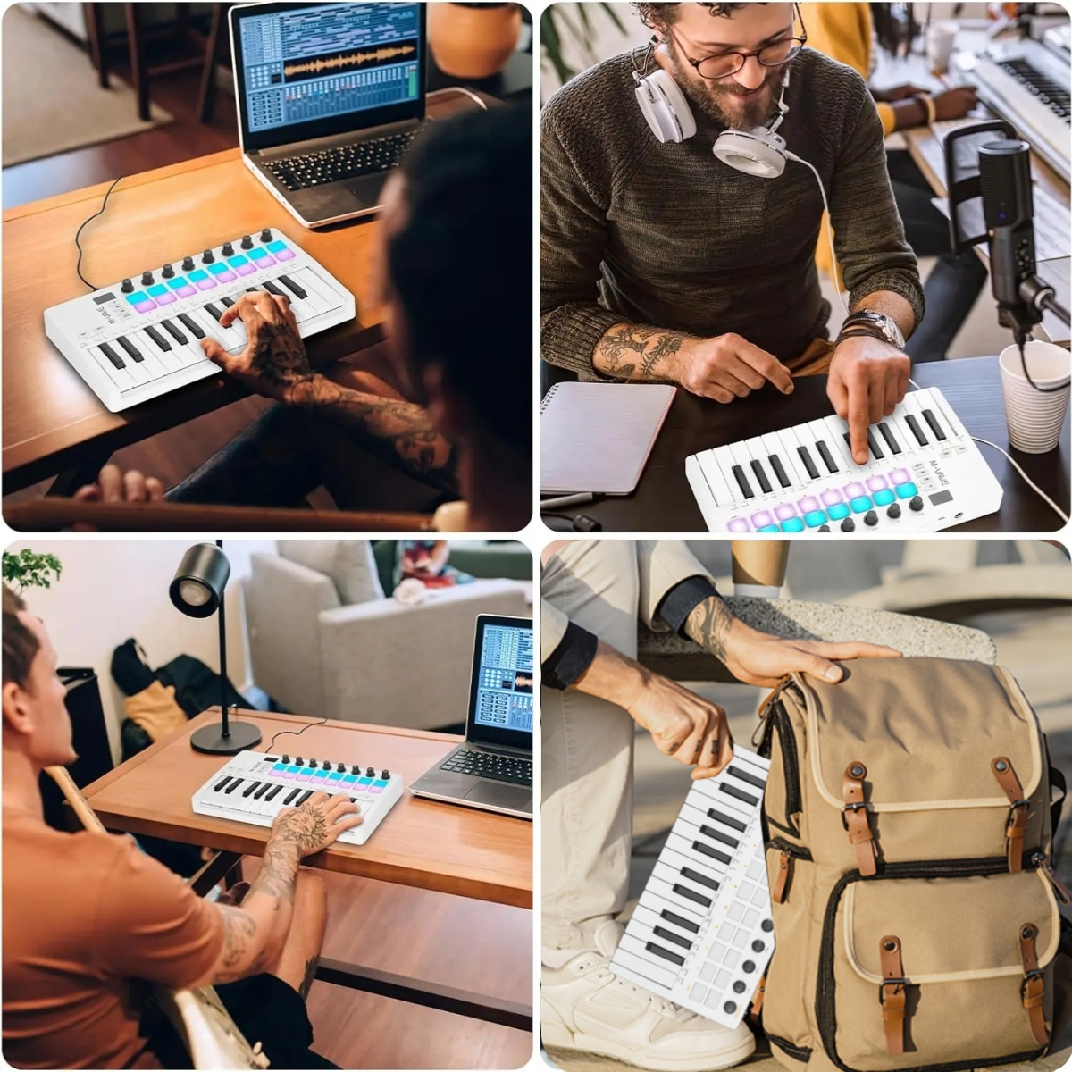 M-VAVE SMK-25 II 25 Key MIDI C - Midi Controller Pad avaliação e preço