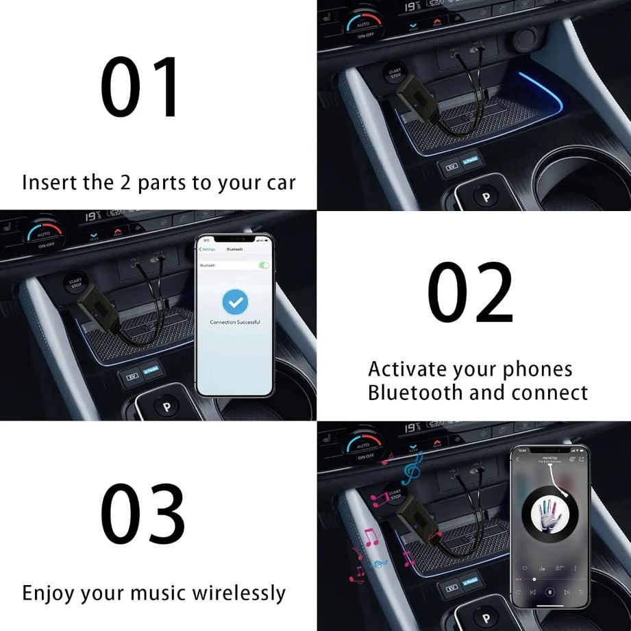 Bluetooth Audio Adapter Aux 3. - Audio Universal Music avaliação e preço