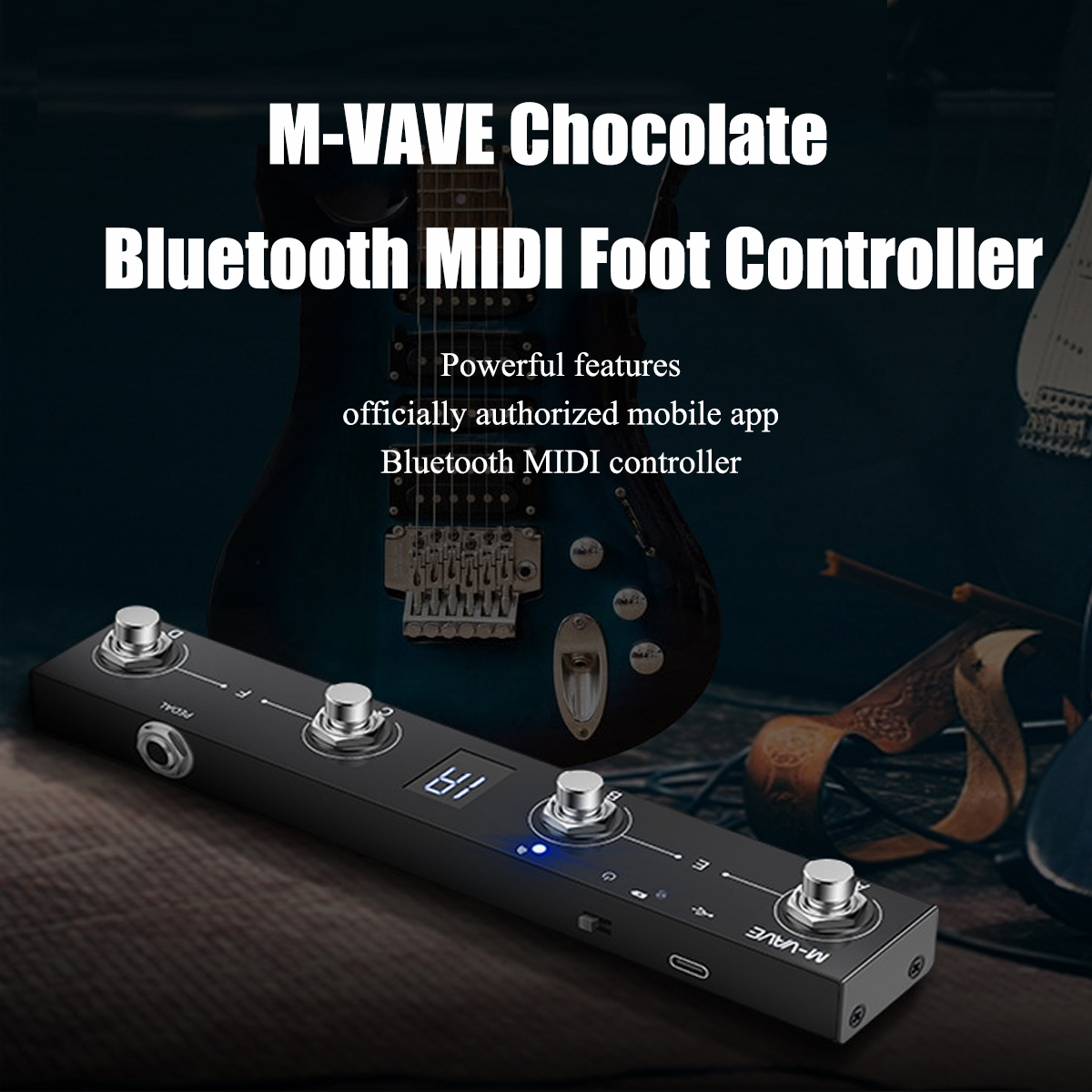M-VAVE Chocolate Bluetooth MID - Midi Controller Pad avaliação e preço