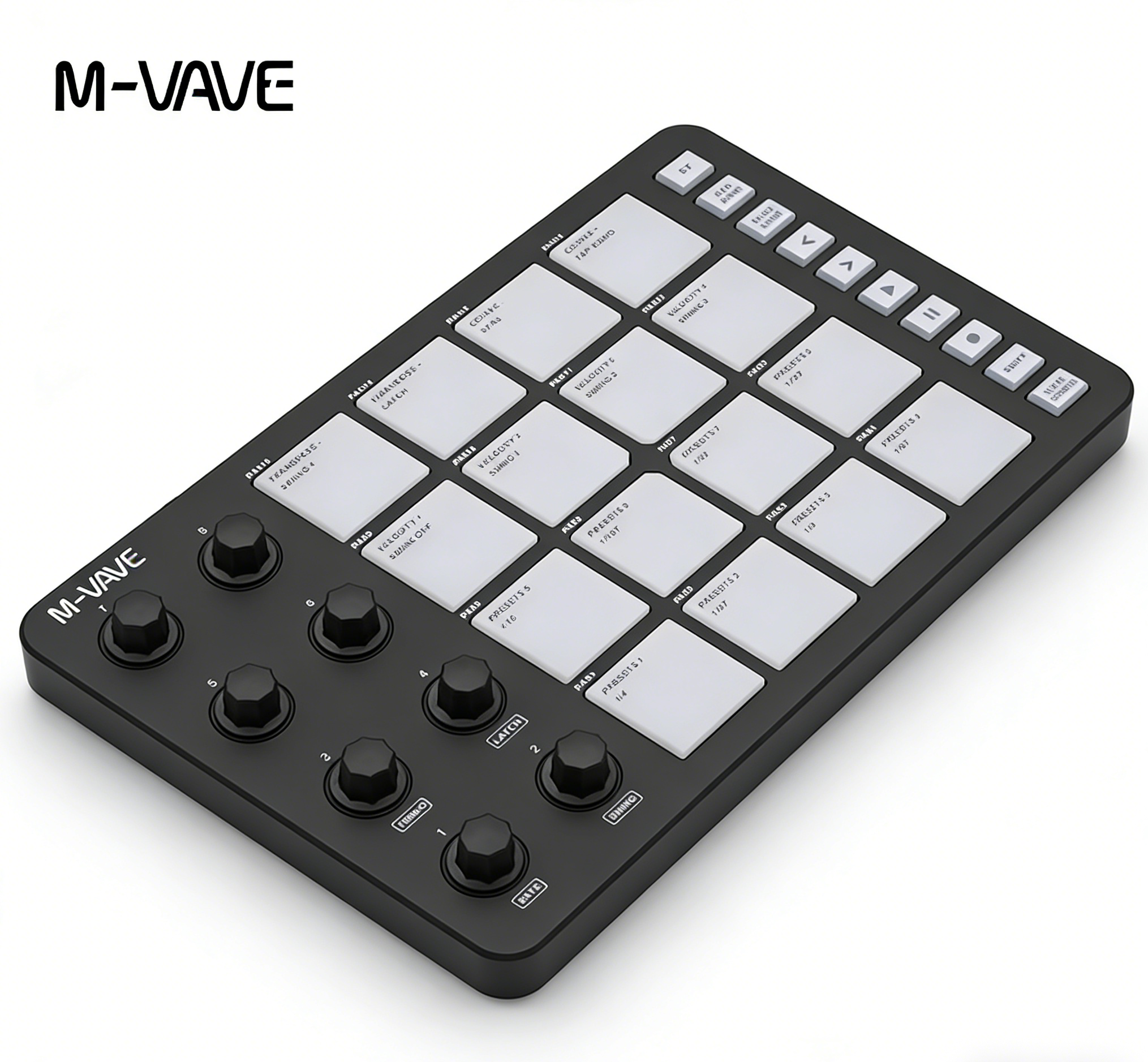 M-VAVE SMC-PAD MIDI Black Cont - Midi Controller Pad avaliação e preço
