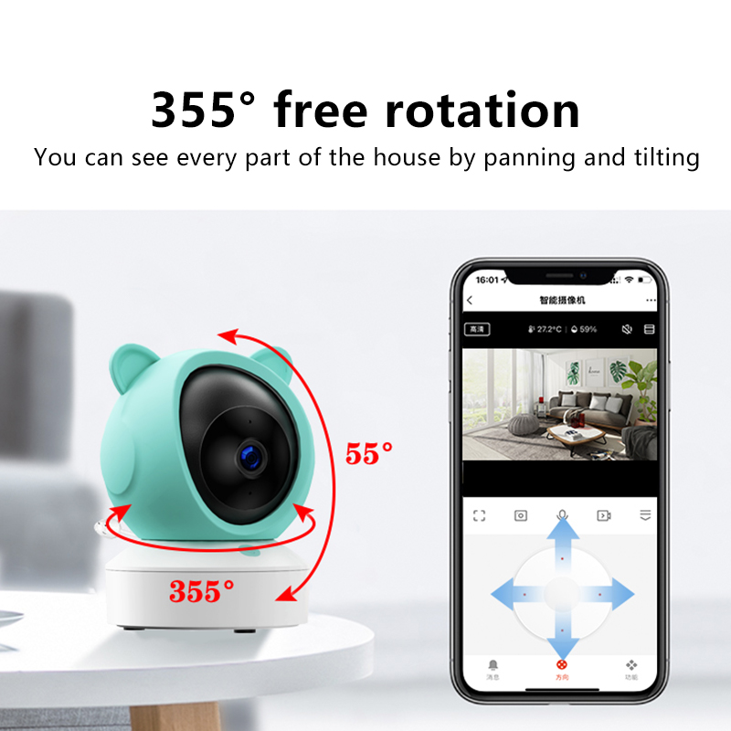 Danmini 1080P Baby Monitor Mob - Audio Music For Video avaliação e preço