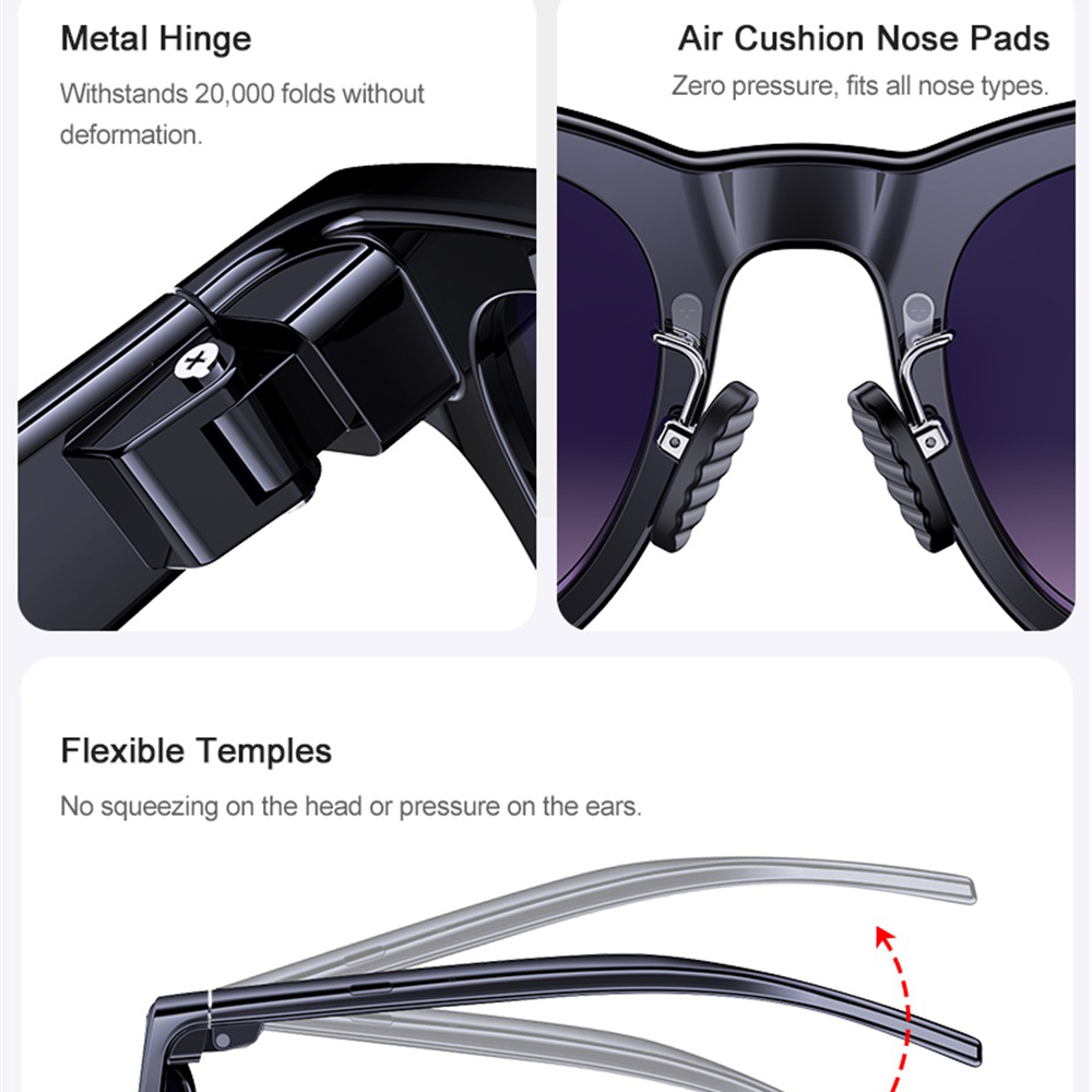 Smart Glasses AI Assistant Rea - Audio Music For Video avaliação e preço