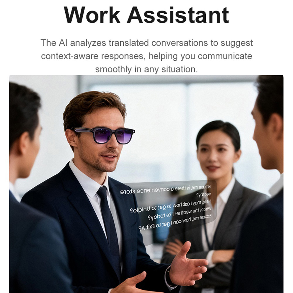 Smart Glasses AI Assistant Rea - Audio Music For Video avaliação e preço