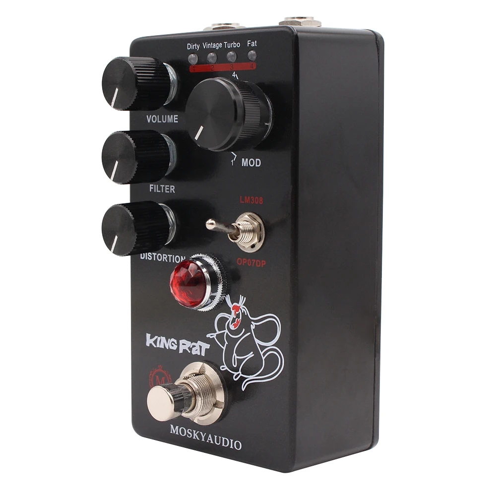Mosky KING RAT Effects Pedal D - Looper Pedal Guitar avaliação e preço
