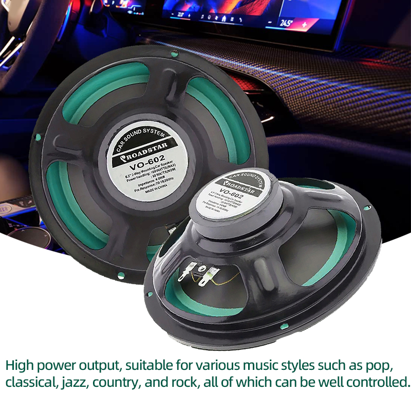 1PC 160W 6.5 Inch Car Coaxial  - Audio Universal Music avaliação e preço
