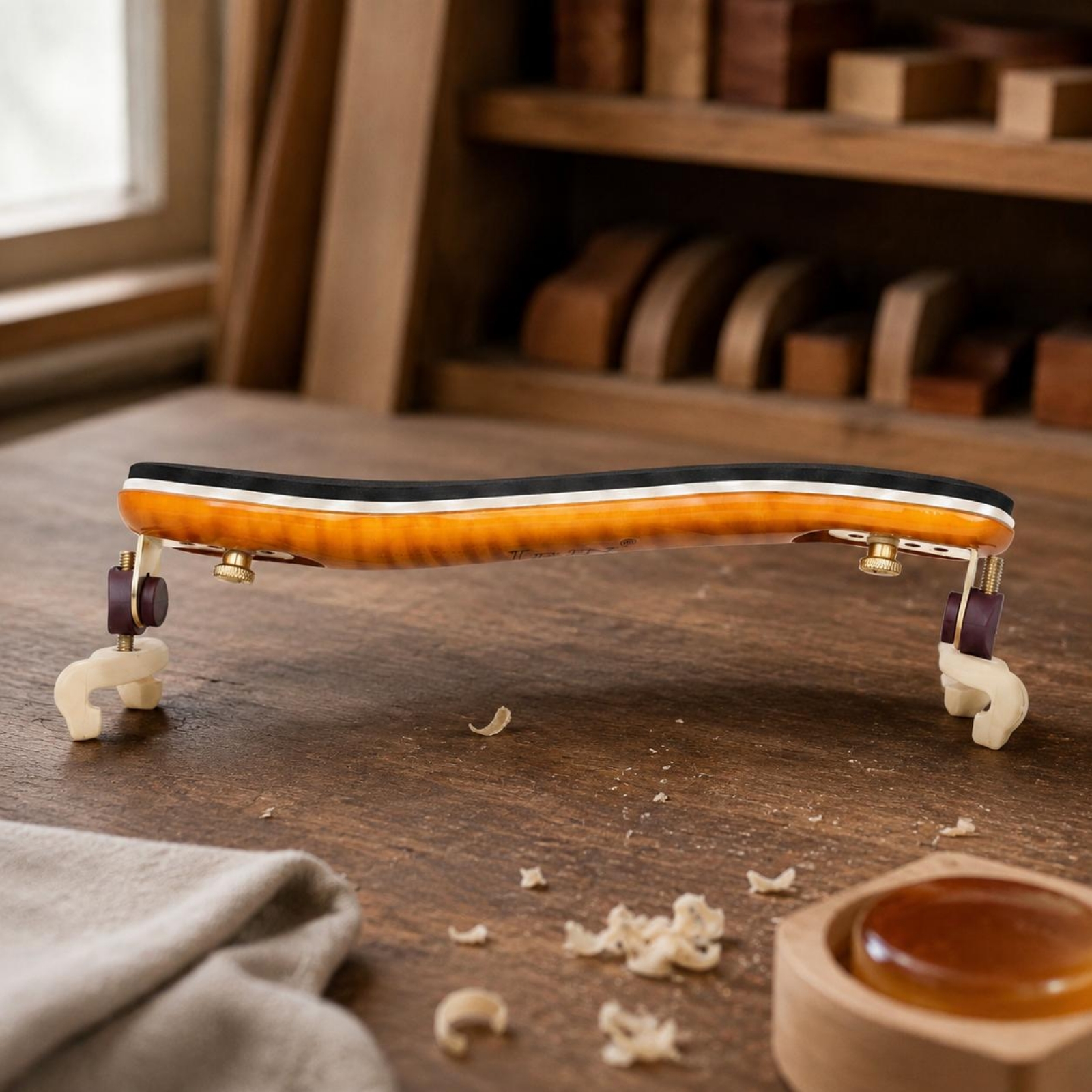 4/4 Violin Shoulder Rest Long- - Violin Shoulder Rest avaliação e preço