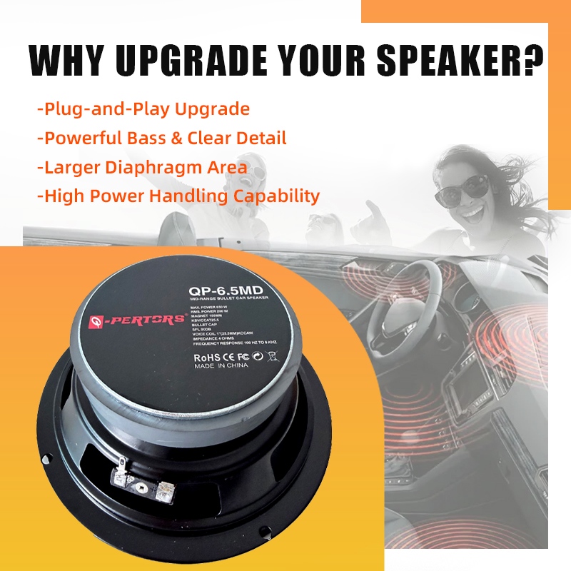 6.5Inch Universal Car Speaker  - Audio Universal Music avaliação e preço