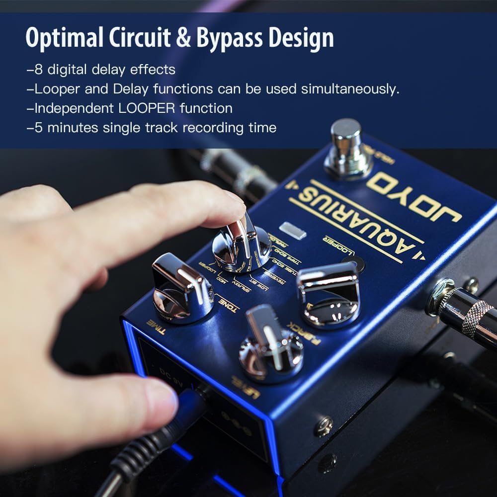 Multi Delay Pedal with Looper  - Looper Pedal Guitar avaliação e preço