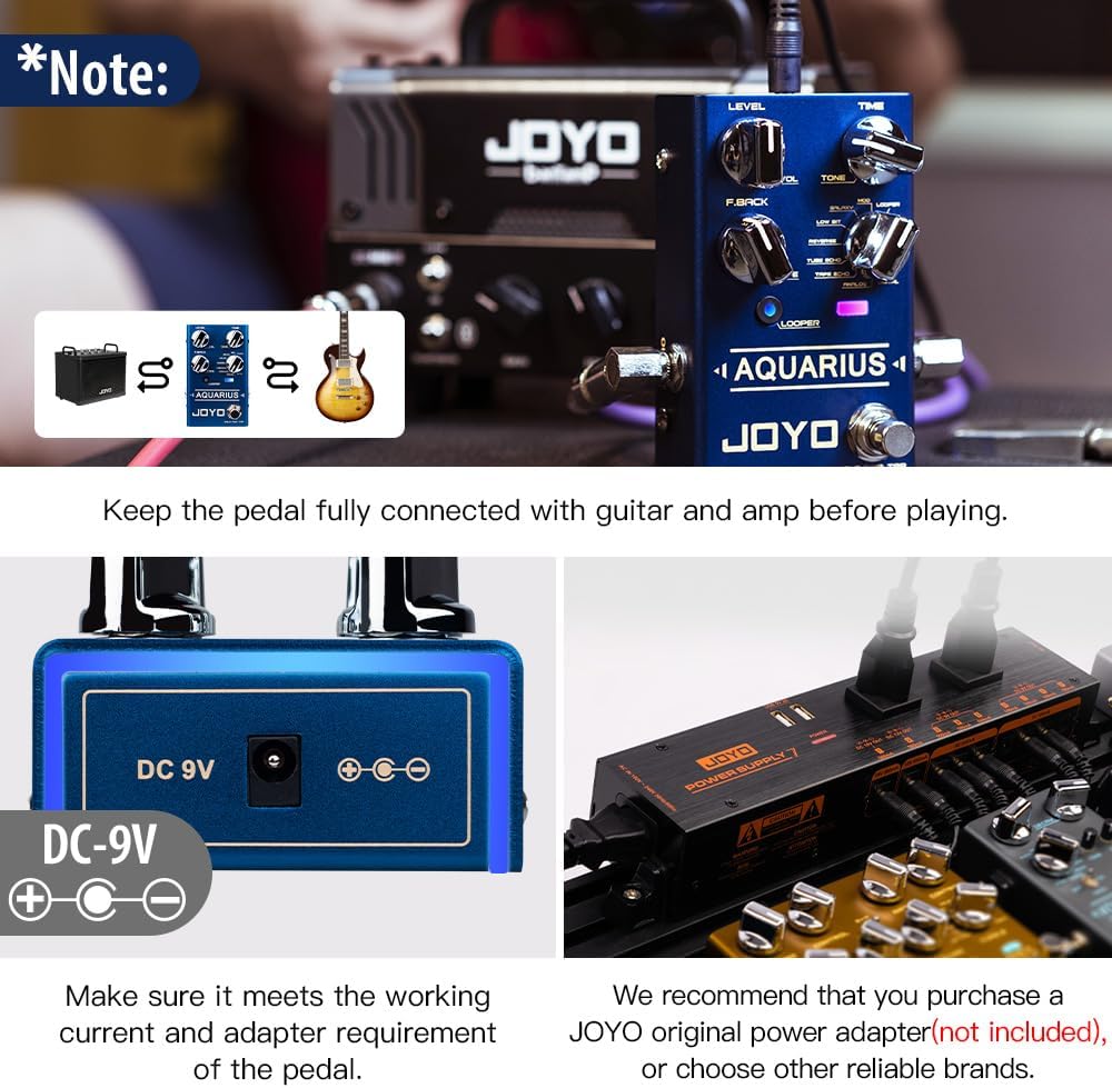 Multi Delay Pedal with Looper  - Looper Pedal Guitar avaliação e preço