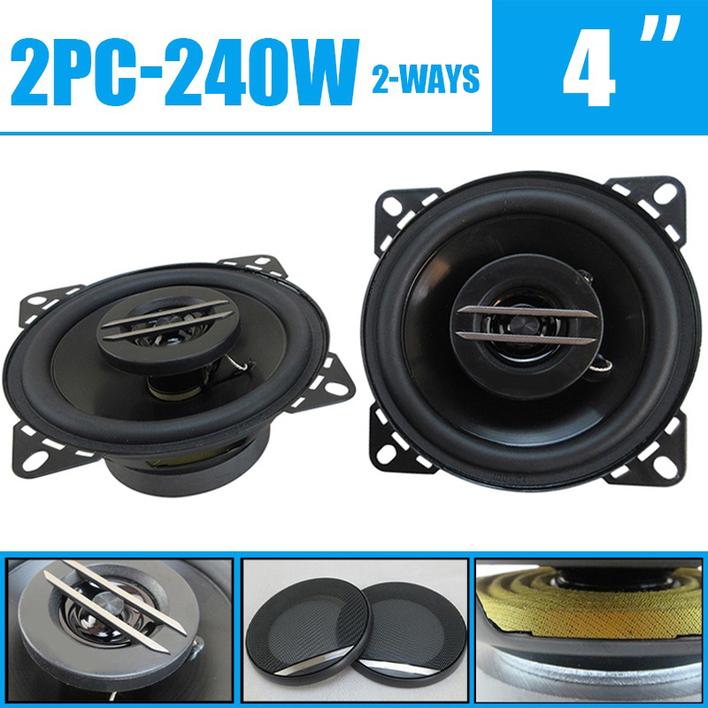 4 inch 240W Coaxial Audio Car  - Audio Universal Music avaliação e preço