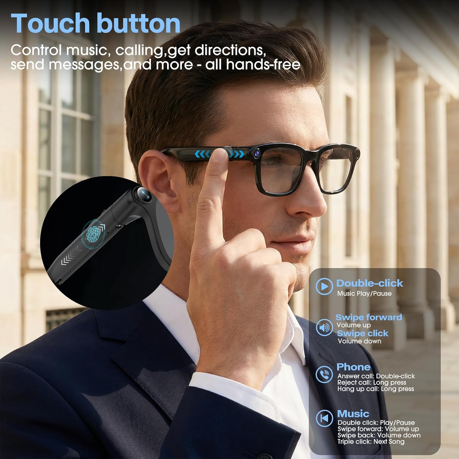 2026 New HD Smart Audio Glasse - Audio Music For Video avaliação e preço