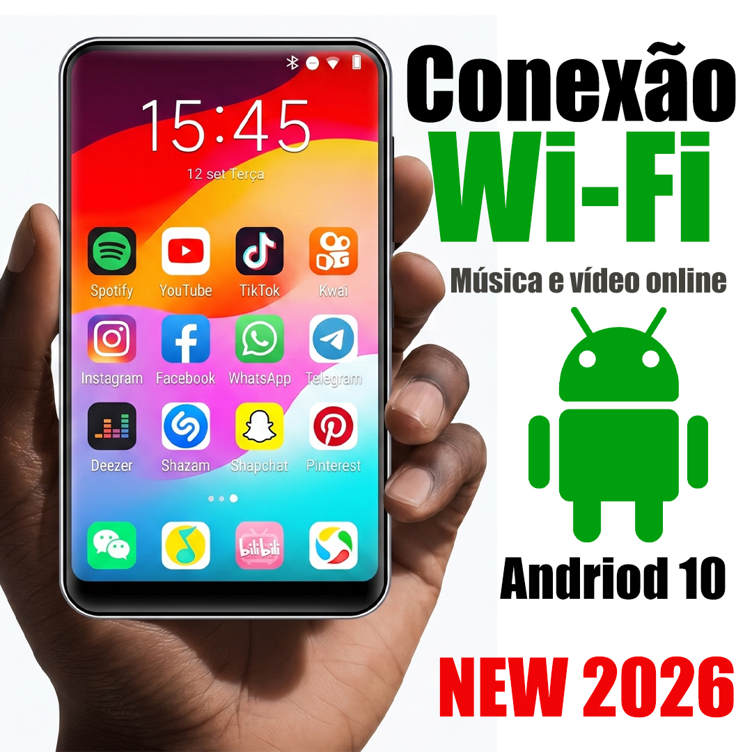 MP3 Player BF12 Android 10 Wi- - Audio Music Store avaliação e preço