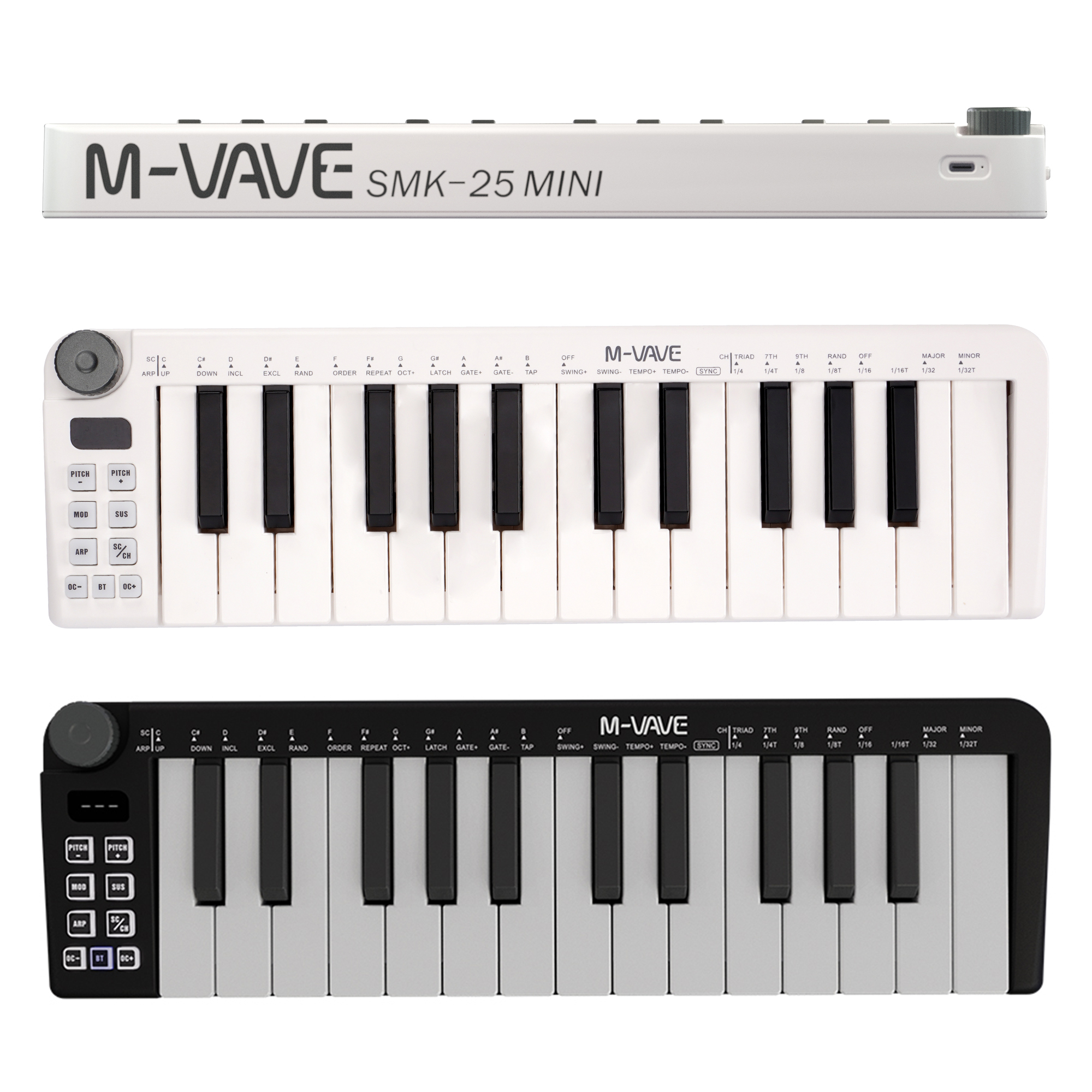 M-VAVE SMK-25 Series MIDI Pad  - Midi Controller Pad avaliação e preço
