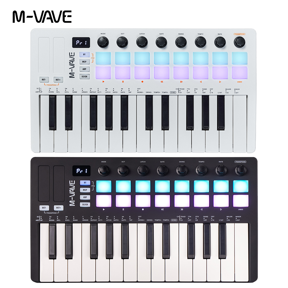 M-VAVE SMK-25 Series MIDI Pad  - Midi Controller Pad avaliação e preço