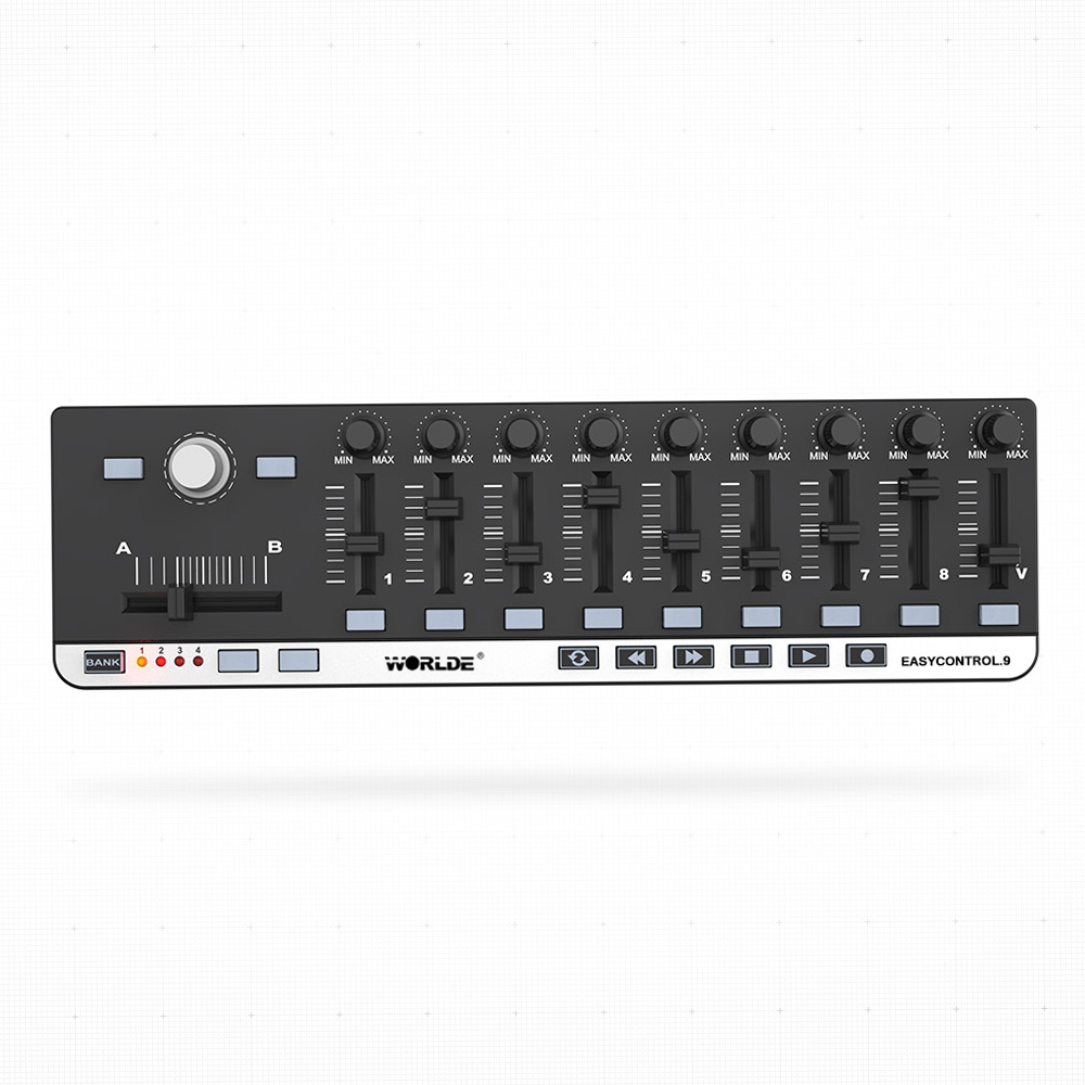 Worlde MIDI Controller EasyCon - Midi Controller Pad avaliação e preço
